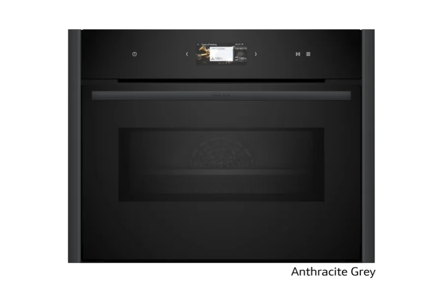 Kompaktovn med mikro 60 x 45 cm Flex Design - Neff N90 - Anthracite Grey